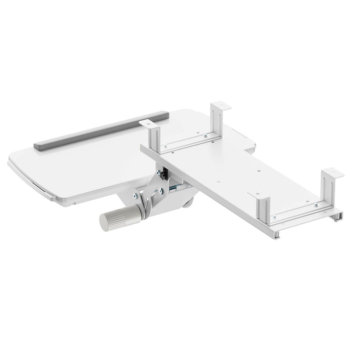 Maclean underbordstativ til tastatur, justerbart, maks. 5 kg, hvidt, MC-156 W