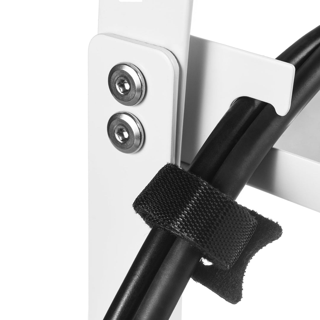 Maclean kabelholder til skrivebordet, maks. belastning 5 kg, hvid, MC-105 W