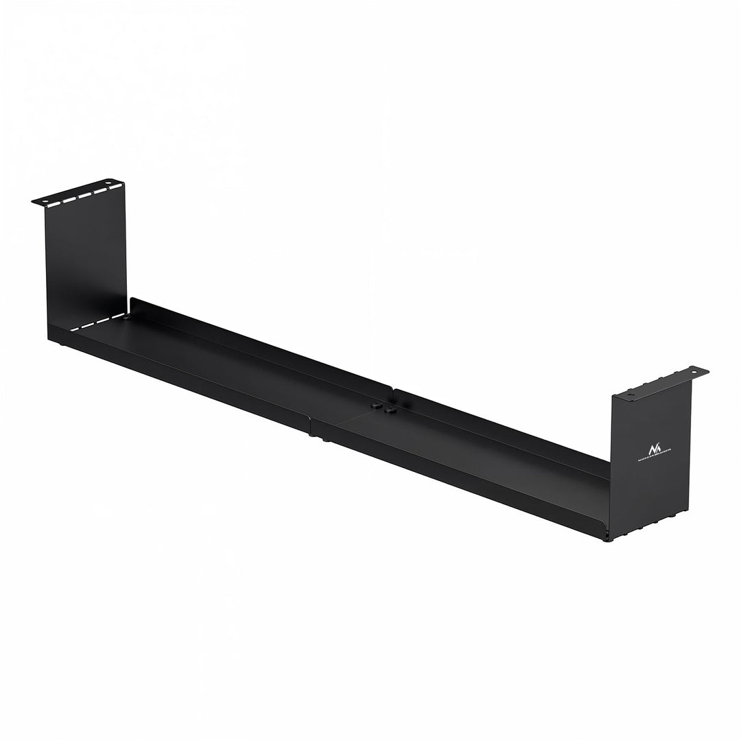Kompakt kabelholder til skrivebordet fra Maclean, maks. belastning 5 kg, sort, MC-107 B