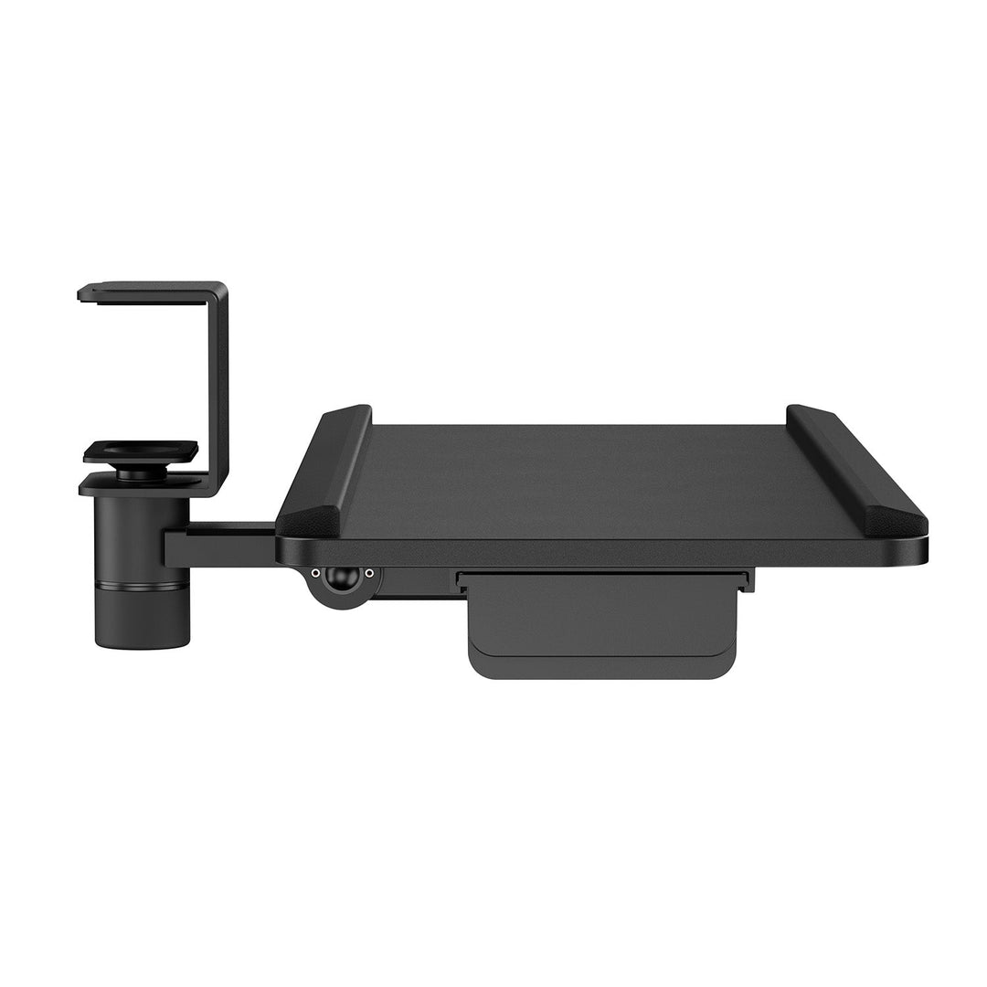 Maclean bordpladeholder til tastatur, maks. belastning 5 kg, justerbar i vandret og lodret retning, sort, MC-108 B