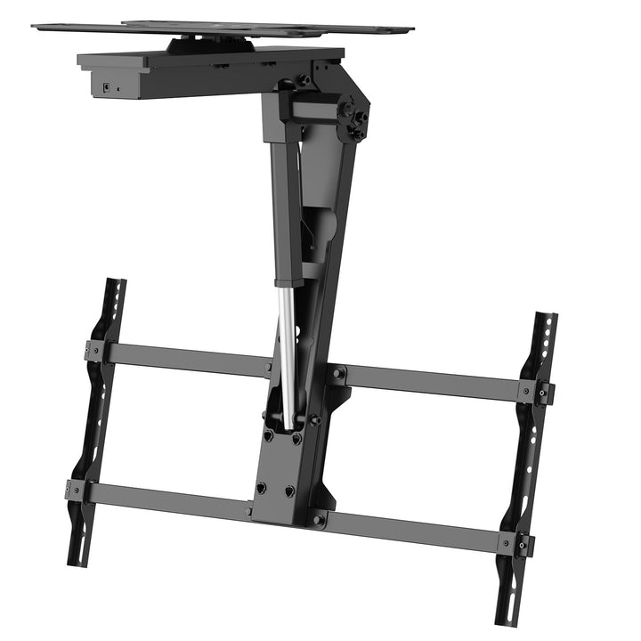 Elektrisk TV-holder Maclean, loftmonteret, Tuya-kompatibel, maks. VESA 800x400, justerbar i position +90°~-90°, til TV 43-86", maks. 45 kg, MC-109 T