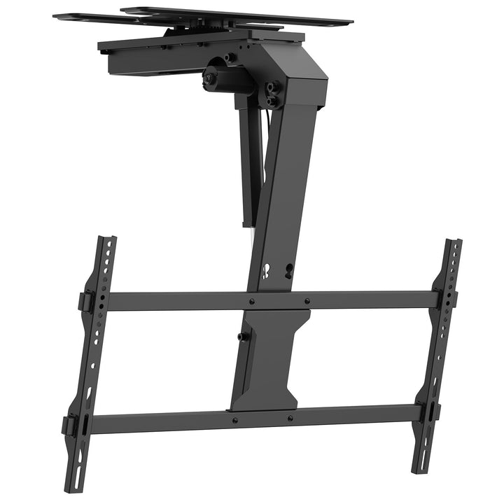 Elektrisk TV-holder Maclean, loftmonteret, Tuya-kompatibel, maks. VESA 800x400, justerbar i position +90°~-90°, til TV 43-86", maks. 45 kg, MC-109 T