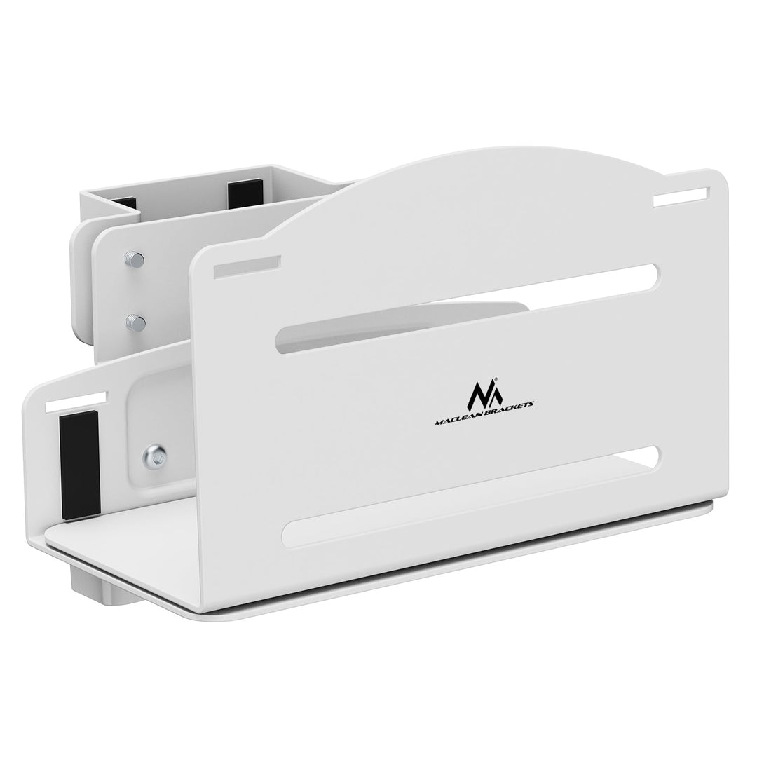 Maclean CPU-holder, rækkevidde 122-212 mm, maks. belastning 10 kg, hvid, MC-116 W