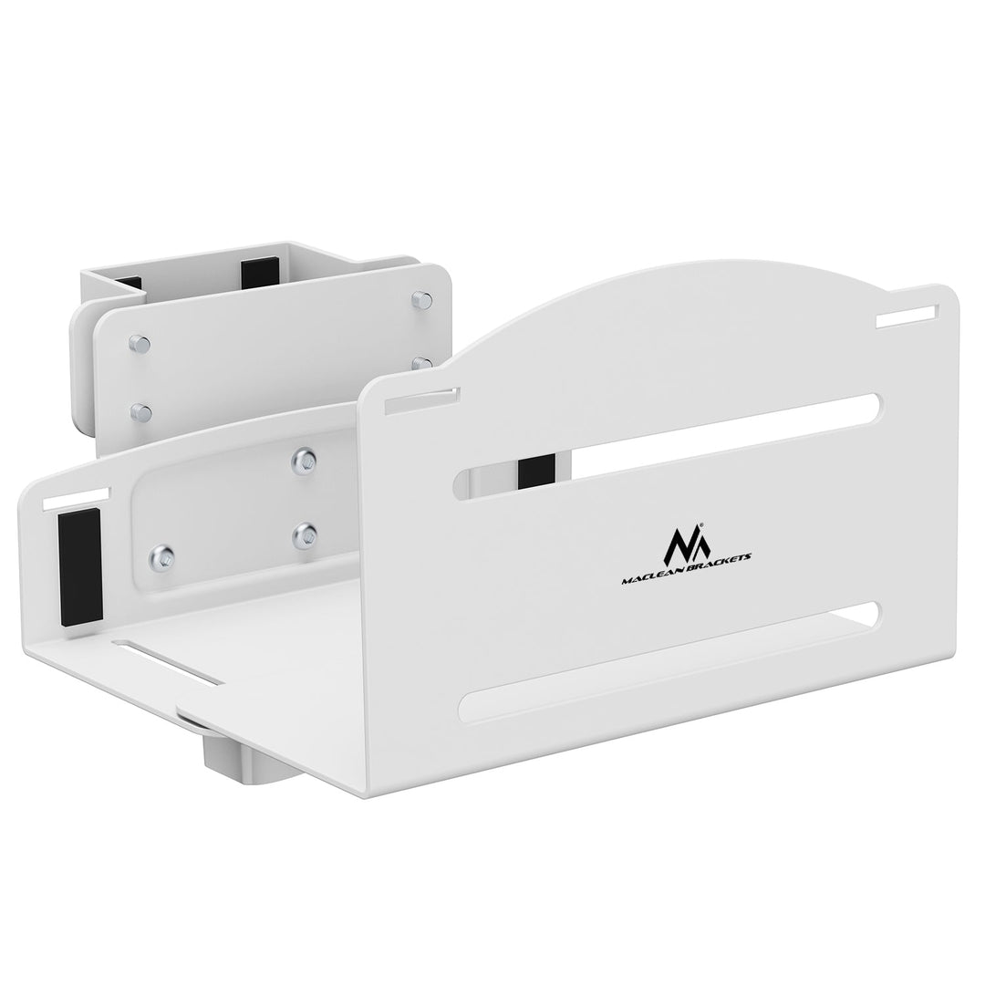 Maclean CPU-holder, rækkevidde 122-212 mm, maks. belastning 10 kg, hvid, MC-116 W