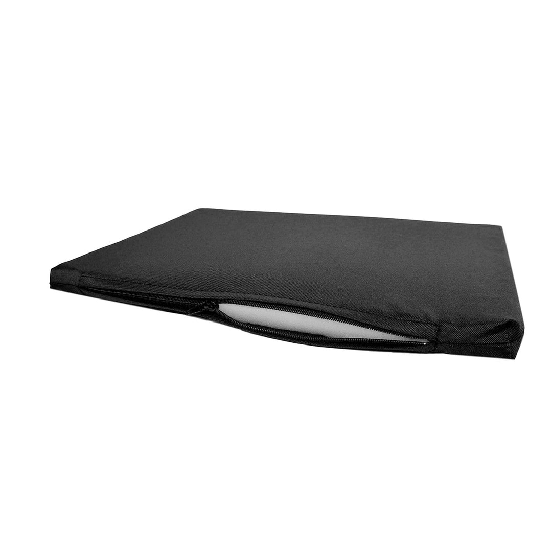 Woodok madras, oxford-stof, T30-skum, 45 x 30 cm, sort