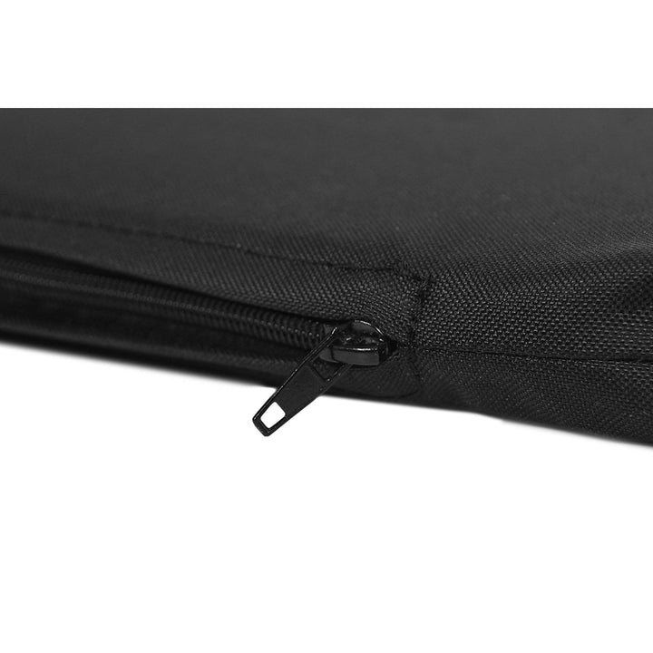 Woodok madras, oxford-stof, T30-skum, 45 x 30 cm, sort