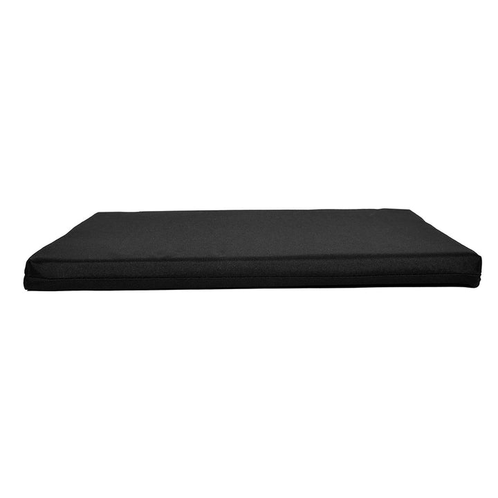 Woodok madras, oxford-stof, T30-skum, 45 x 30 cm, sort