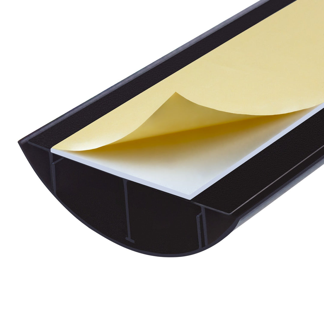 Aluminiumsdækliste til kabler Maclean, 62x20x750 mm, sort, MC-814 B