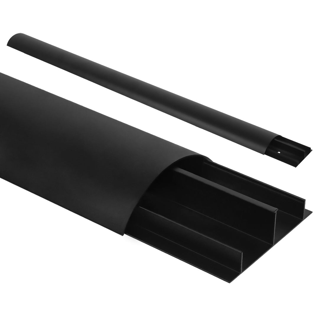 Aluminiumsdækliste til kabler Maclean, 62x20x750 mm, sort, MC-814 B