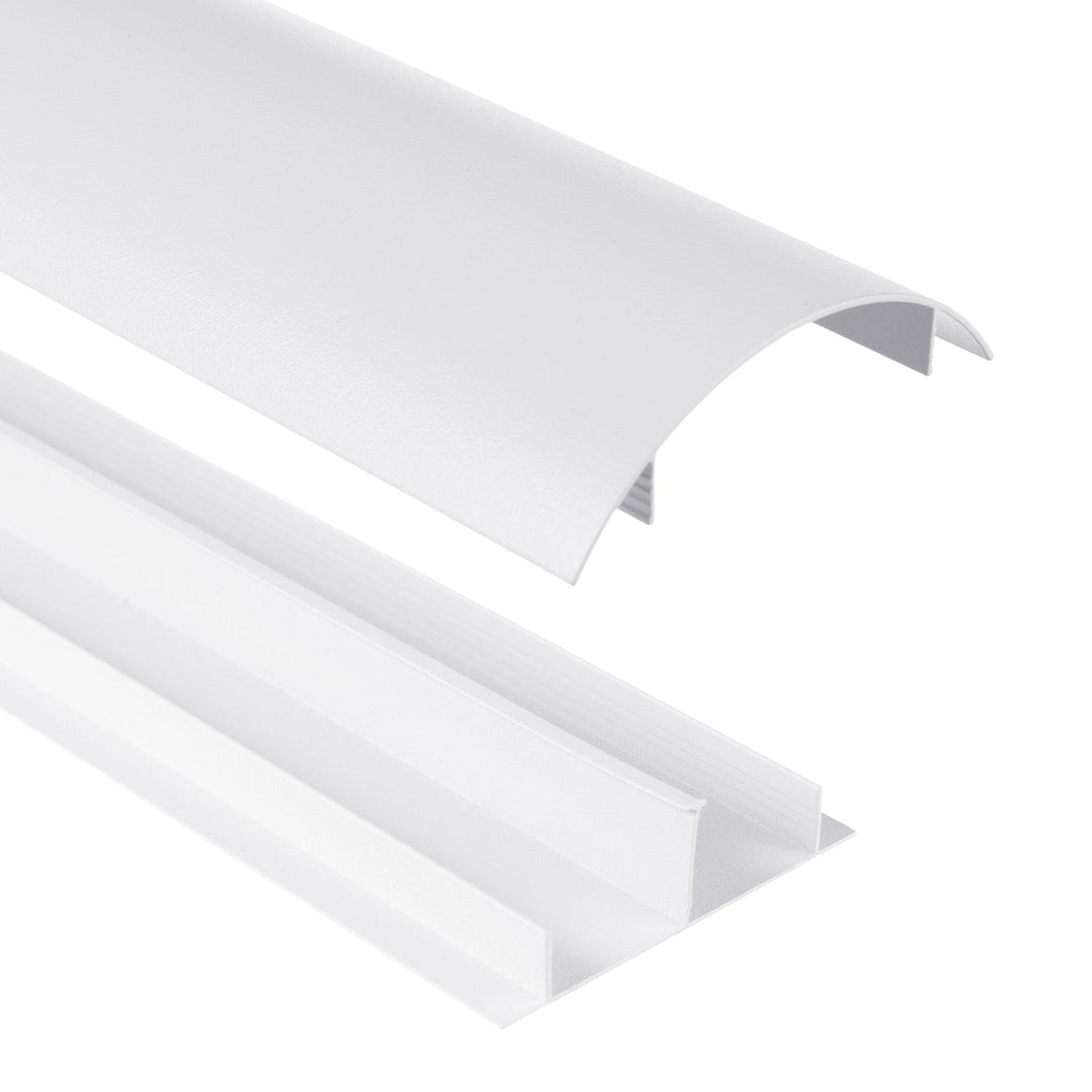 Aluminiumsliste til kabler Maclean, 62x20x750mm, hvid, MC-814 W