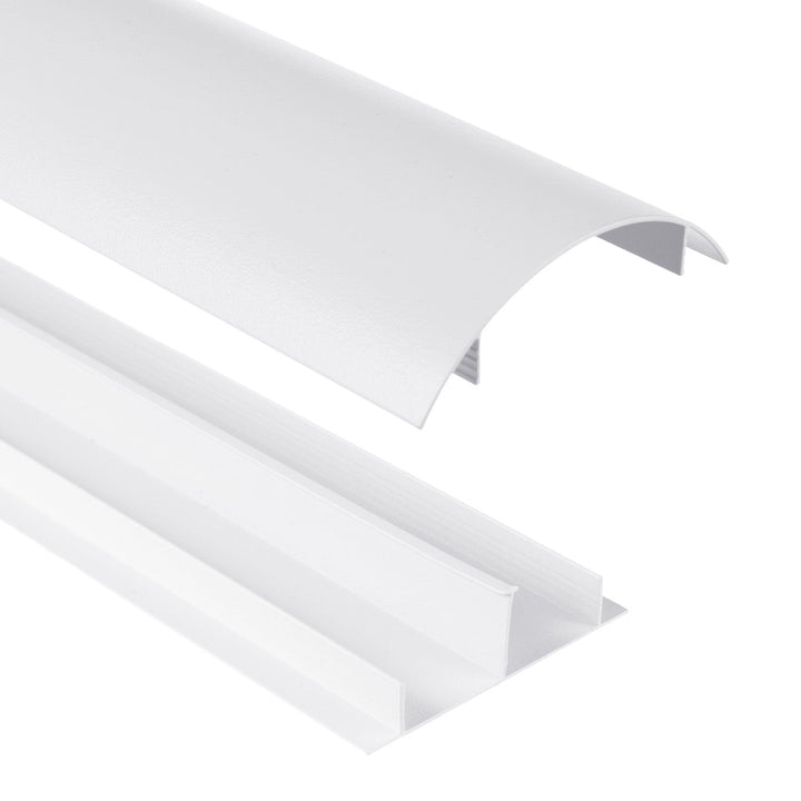 Aluminiumsliste til kabler Maclean, 62x20x750mm, hvid, MC-814 W