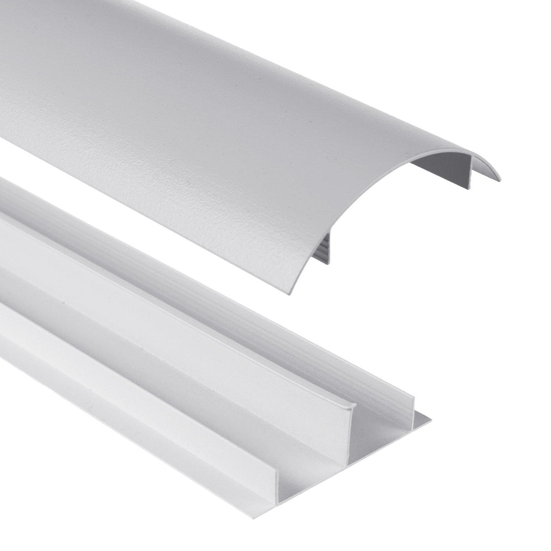 Aluminiumsdækliste til kabler Maclean, 62x20x750mm, sølvfarvet, MC-814 S