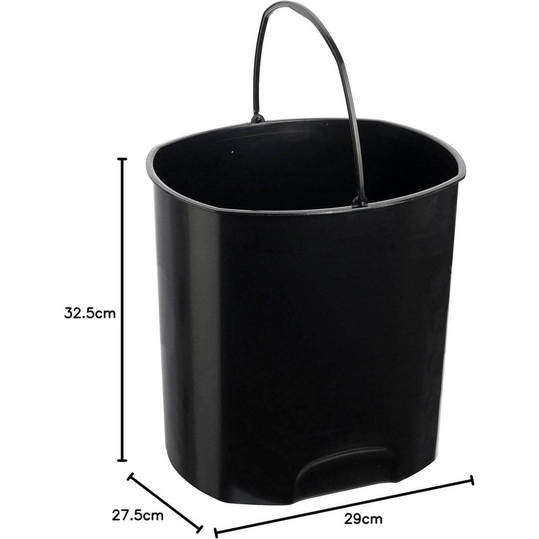 Keeeper skraldespand med pedal, 11 l, hvid, Tjark