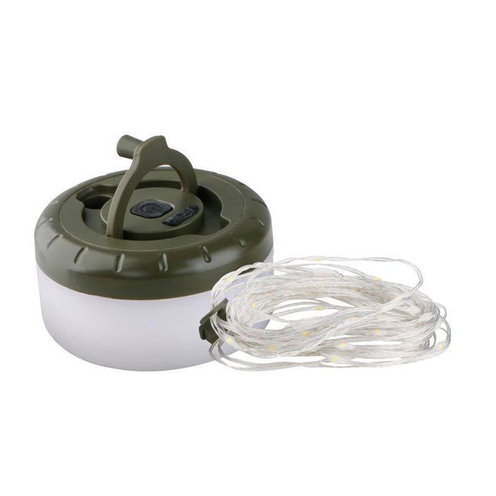 LTC lysguirlande, oprullet i kassette, 8 m, SMD 30, 5 W, 500 lm, 3000 K, batteri 1800 mAh, USB-C, IP54