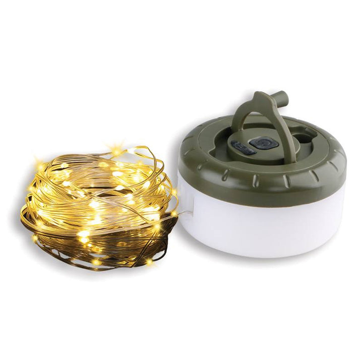 LTC lysguirlande, oprullet i kassette, 8 m, SMD 30, 5 W, 500 lm, 3000 K, batteri 1800 mAh, USB-C, IP54