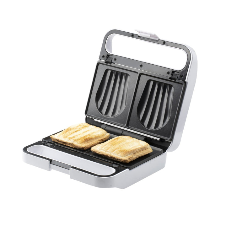 Adler sandwichmaker, kontaktgrill, 1100 W, hvid, AD 3070