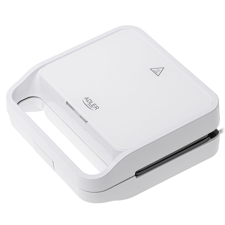 Adler sandwichmaker, kontaktgrill, 1100 W, hvid, AD 3070