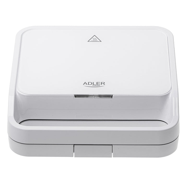 Adler sandwichmaker, kontaktgrill, 1100 W, hvid, AD 3070