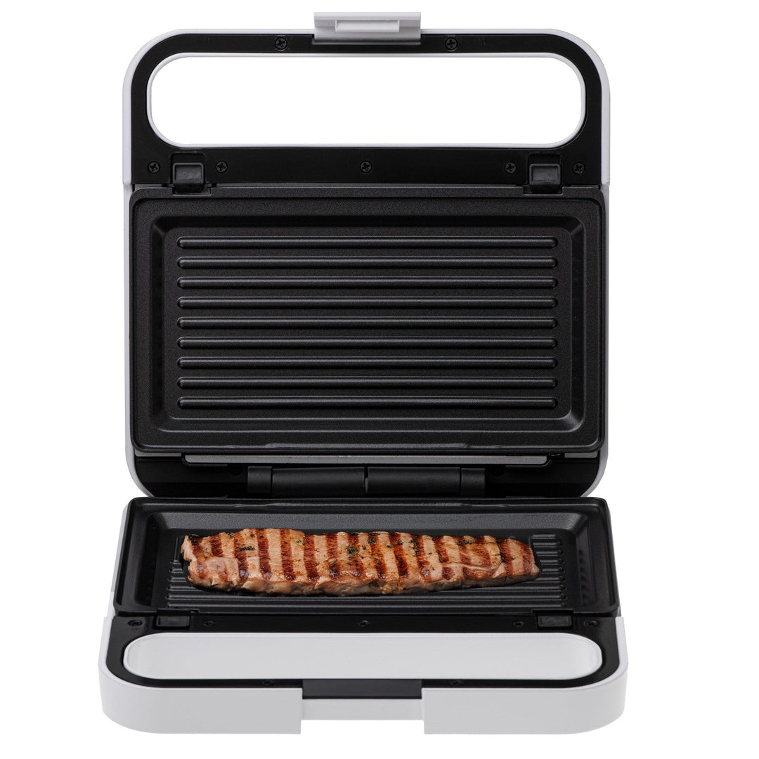 Adler sandwichmaker, kontaktgrill, 1100 W, hvid, AD 3070