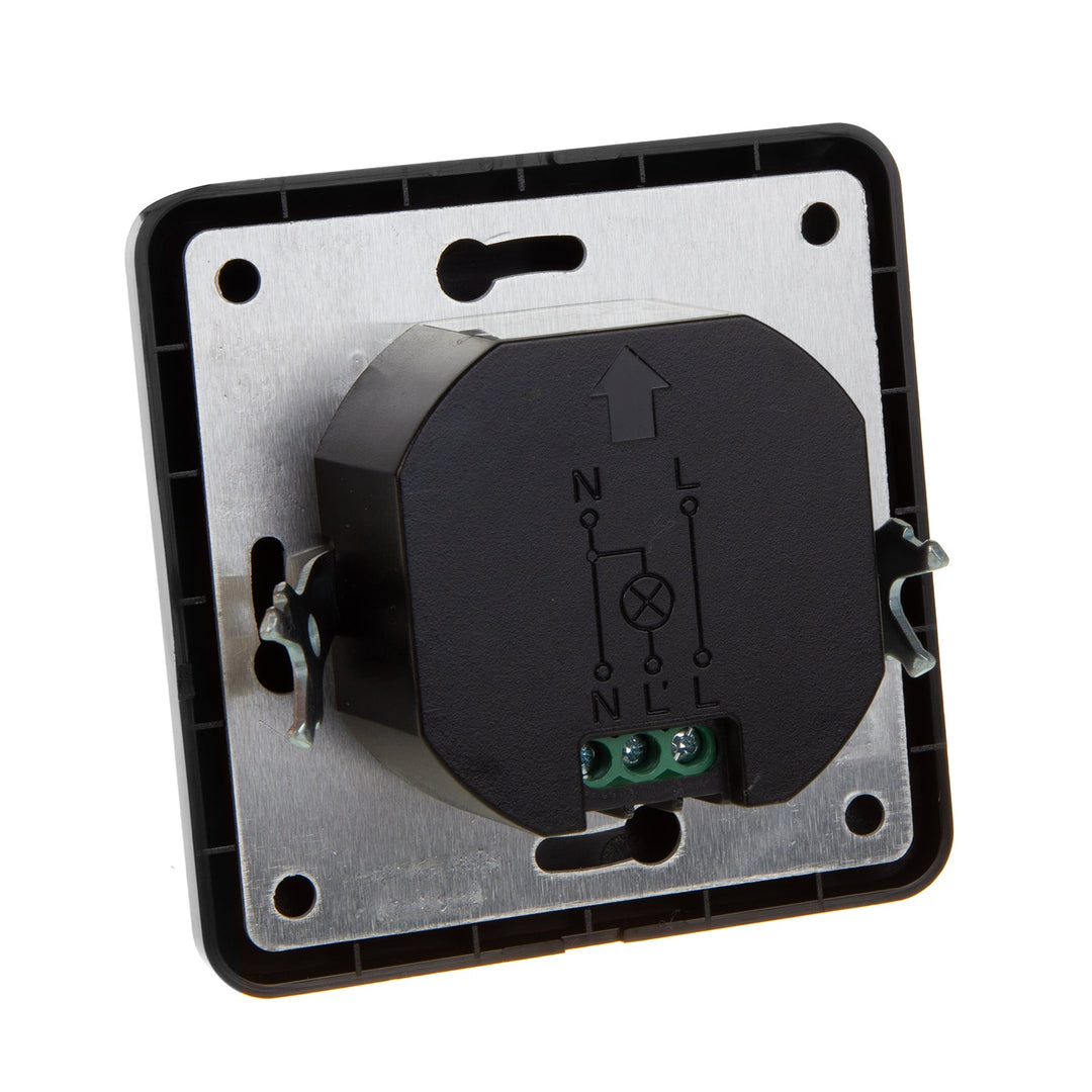 Maclean kortrækkende PIR-sensor, rækkevidde 5-6 cm, til indbygning i dåse, maks. belastning 1200 W, MCE313 B, 4 stk.