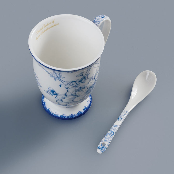 Elegant porcelæn med unikt kunstnerisk mønster