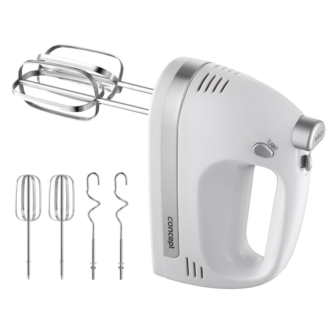Concept håndmikser, 5 hastigheder, Turbo-funktion, 500 W, hvid, SR3390