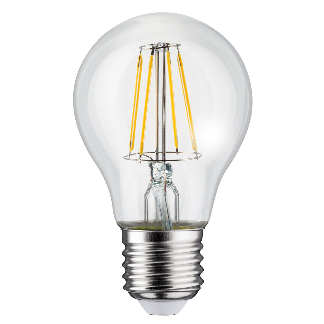 Væglampe 1xE27 Maclean, maks. belastning 60W, IP65, farve grå, MCE519 GR + LED-glødepære E27, 8W 230V Maclean Energy MCE268 WW varm hvid 3000K 1055lm retro edison dekorativ