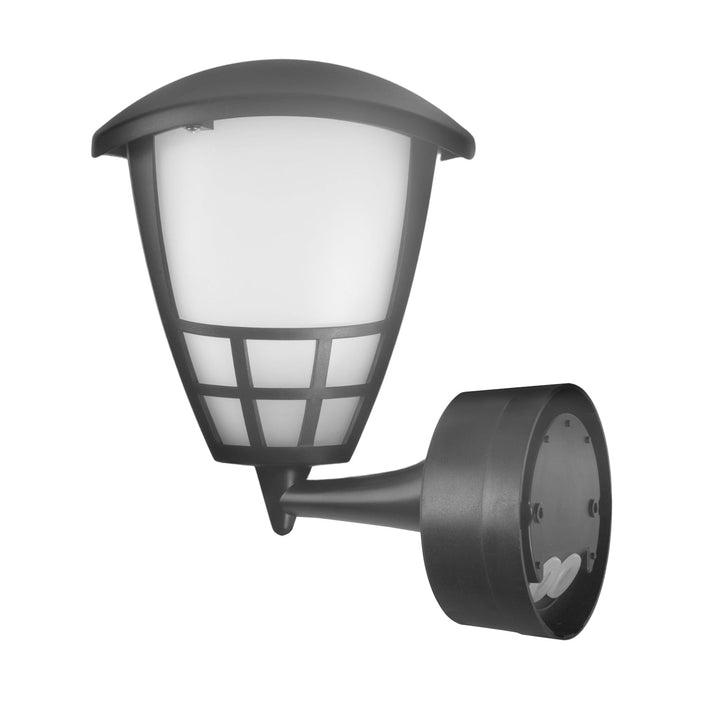 Væglampe 1xE27 Maclean, maks. belastning 60W, IP65, farve grå, MCE519 GR + LED-glødepære E27, 11W 230V Maclean Energy MCE280 WW varm hvid 3000K 1500lm retro edison dekorativ A60
