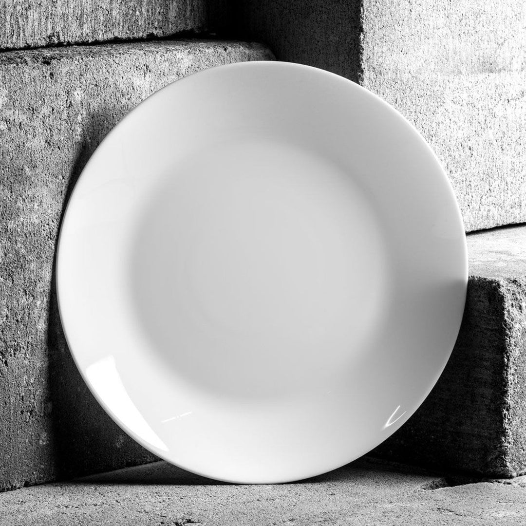 Luminarc middagstallerken, rund, 25 cm, hvid, Arcopal Zelie