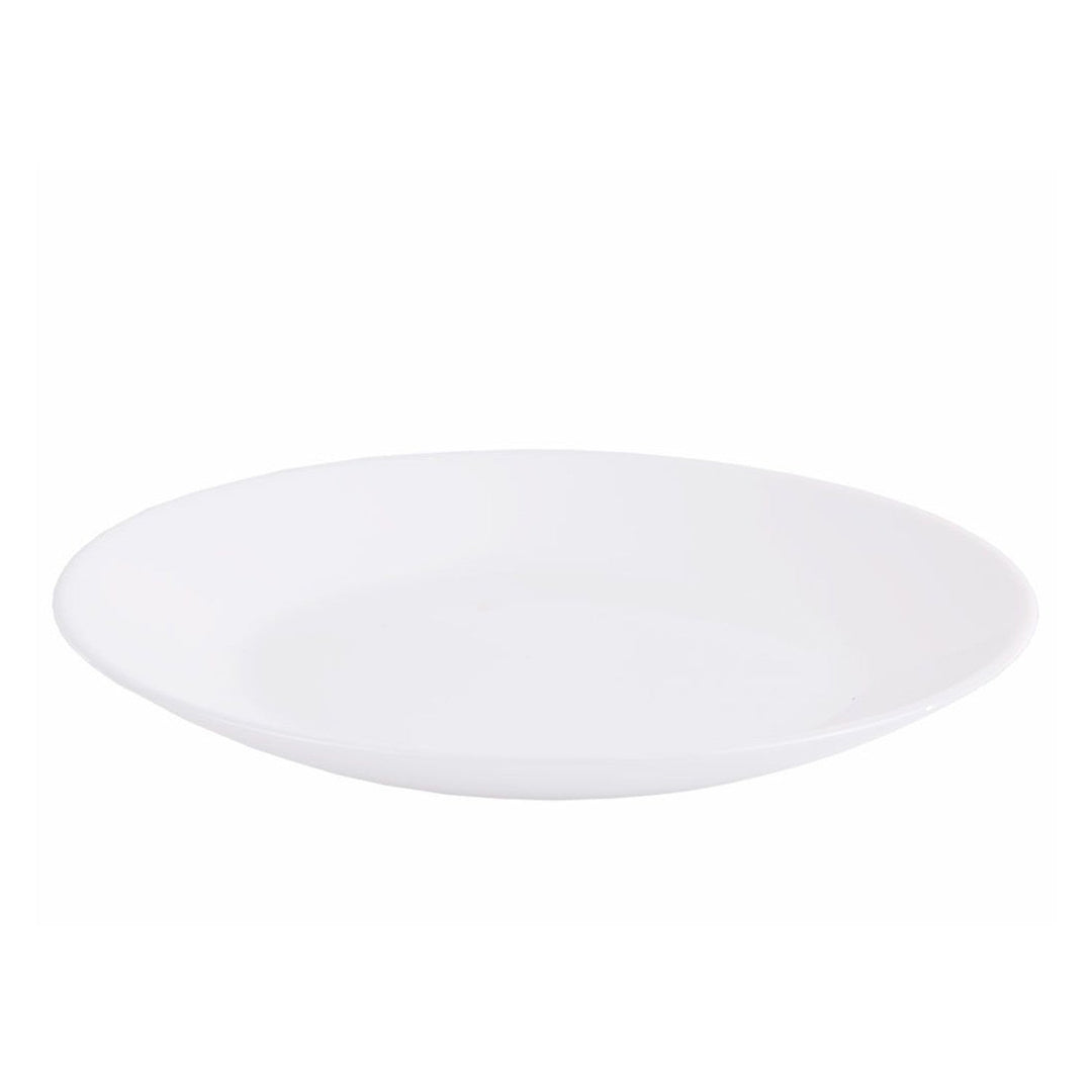 Luminarc dessertflade, rund, 18 cm, hvid, Arcopal Zelie