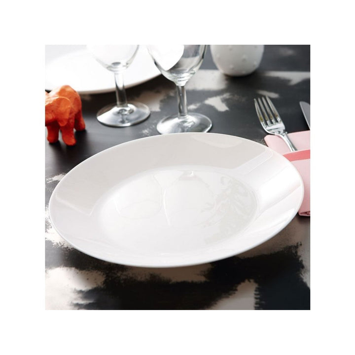 Luminarc dessertflade, rund, 18 cm, hvid, Arcopal Zelie