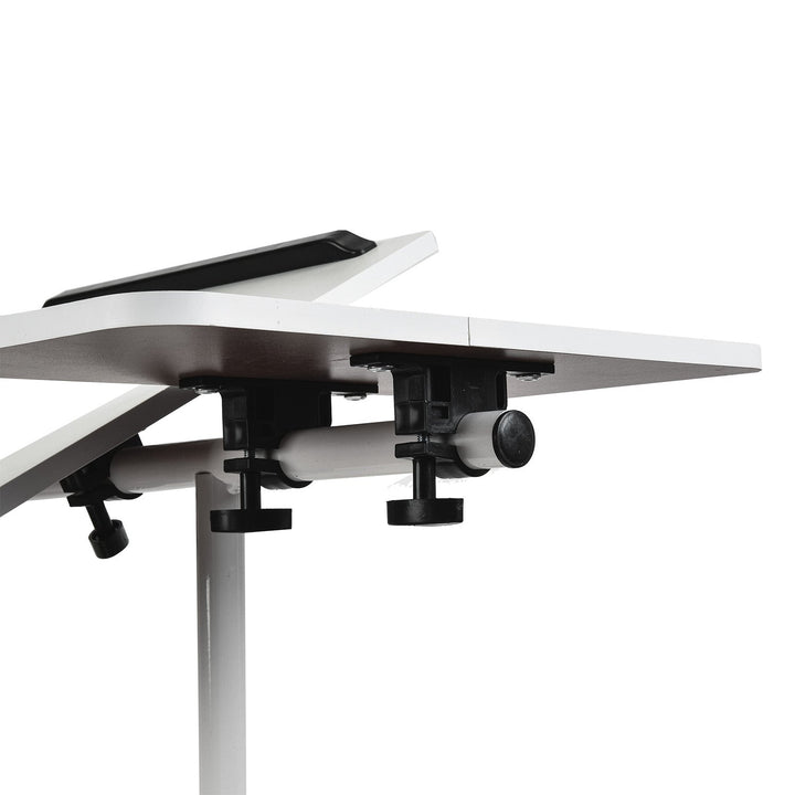 Maclean mobil skrivebord/stativ til bærbar computer, hvid, højdejustering 59-89 cm, maks. 30 kg, MC-121 W