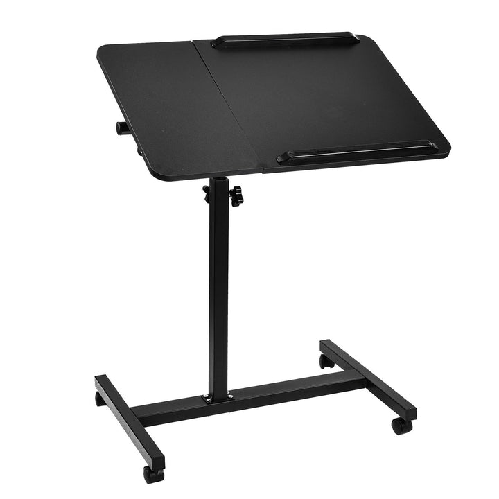 Maclean mobil skrivebord/stativ til bærbar computer, sort, højdejustering 59-89 cm, maks. 30 kg, MC-121 B