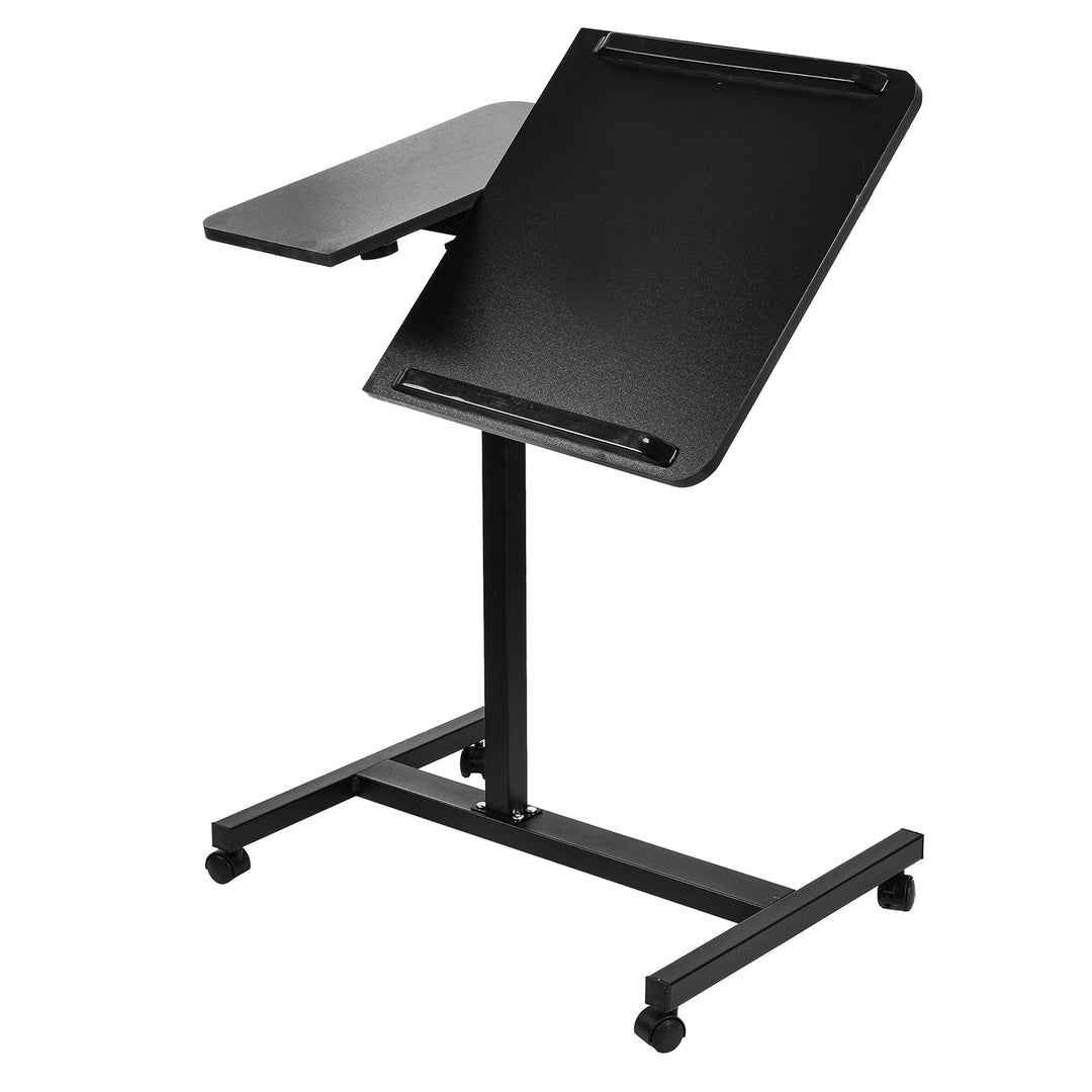 Maclean mobil skrivebord/stativ til bærbar computer, sort, højdejustering 59-89 cm, maks. 30 kg, MC-121 B