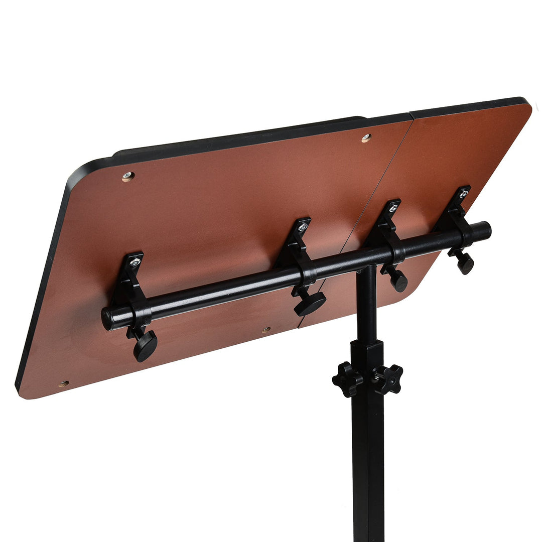 Maclean mobil skrivebord/stativ til bærbar computer, sort, højdejustering 59-89 cm, maks. 30 kg, MC-121 B