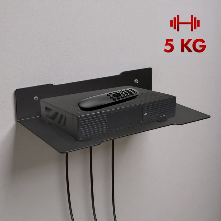 Væghylde til Maclean-dekoder, enkelt, maks. 5 kg, stål, MC-122