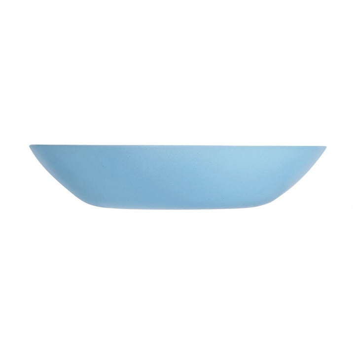 Luminarc dyb tallerken, til suppe, rund, 20 cm, blå, Diwali