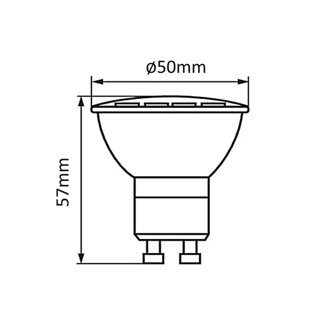 Maclean surface-mounted luminaire / tube, spot, round, aluminum, GU10, 55x130mm, color white, MCE361 W 3pcs+ LED bulb GU10 7W Maclean Energy MCE437 NW neutral white 4000K, 220-240V~, 50/60Hz 3pcs