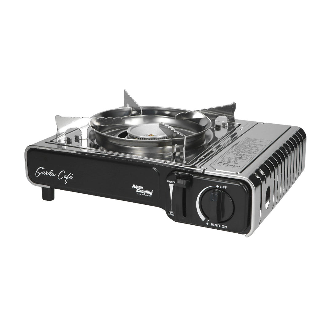 Alpen Camping campingkomfur, til gaspatroner, 2,2 kW, Garda Cafe