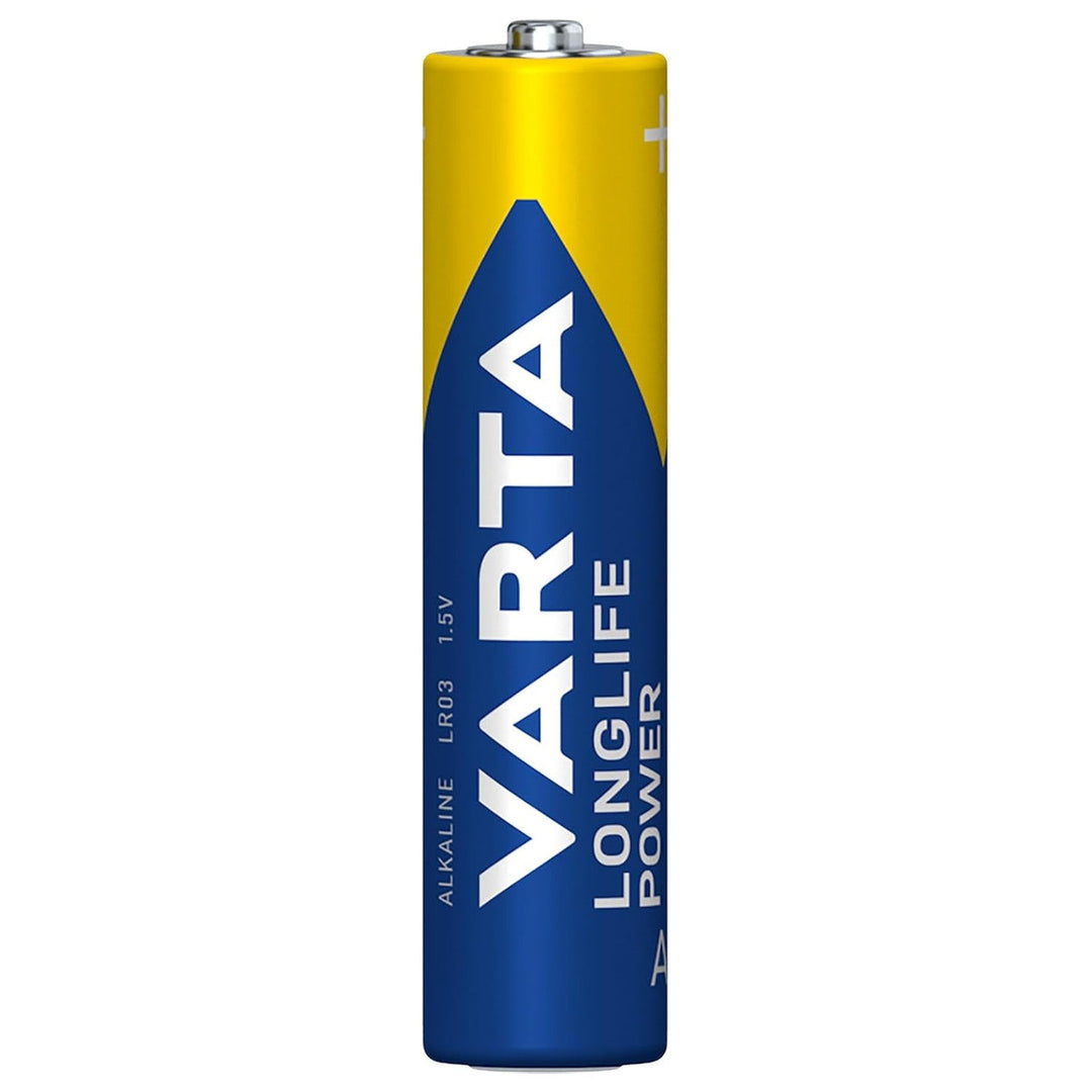 VARTA Longlife Power, 6 alkaliske AAA-batterier, LR03, 1,5 V