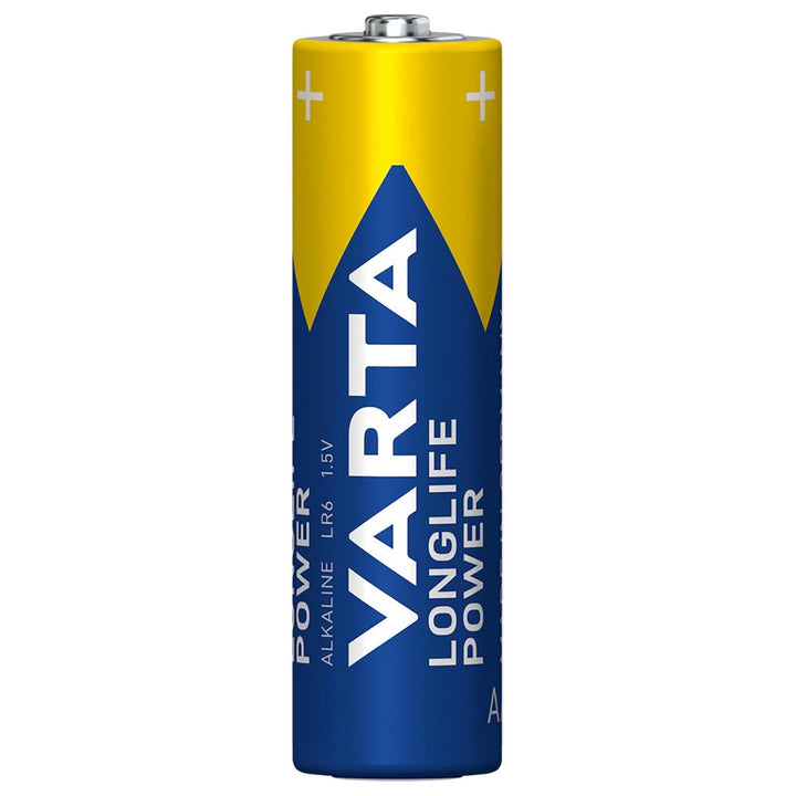 VARTA Longlife Power, 6 alkaliske AA-batterier, LR06, 1,5 V