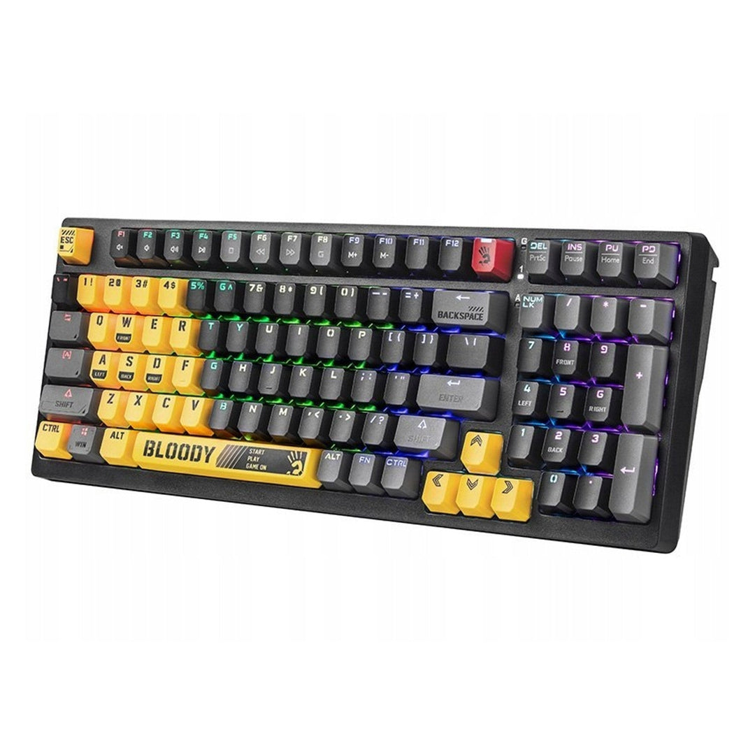 A4TECH BLOODY S98 USB Sports Lime mekanisk tastatur (BLMS Red Plus Switches)