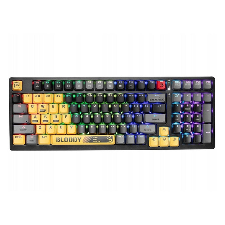 A4TECH BLOODY S98 USB Sports Lime mekanisk tastatur (BLMS Red Plus Switches)