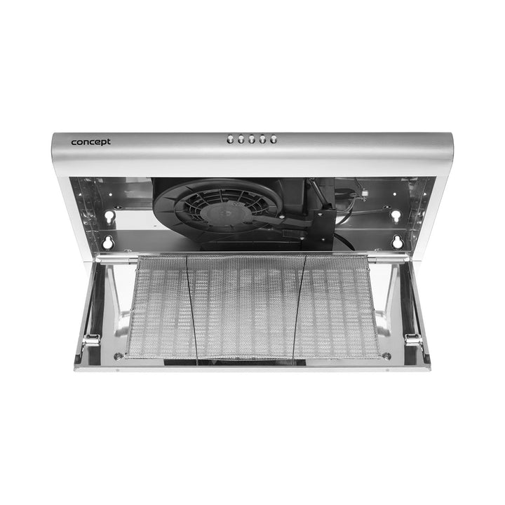 Underskabsemhætte 60 cm Concept OPP1360ss farve rustfrit stål