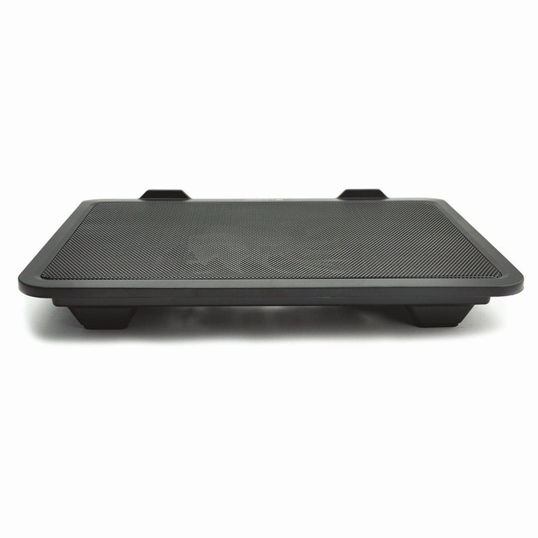 SILENT COOLING PAD - Køleplade til bærbare computere på 15,6" og mindre, støjsvag, effektiv, 13,5 cm blæsere, gennemgående USB-port