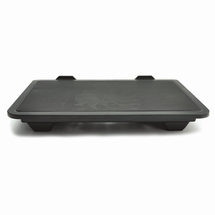 SILENT COOLING PAD - Køleplade til bærbare computere på 15,6" og mindre, støjsvag, effektiv, 13,5 cm blæsere, gennemgående USB-port