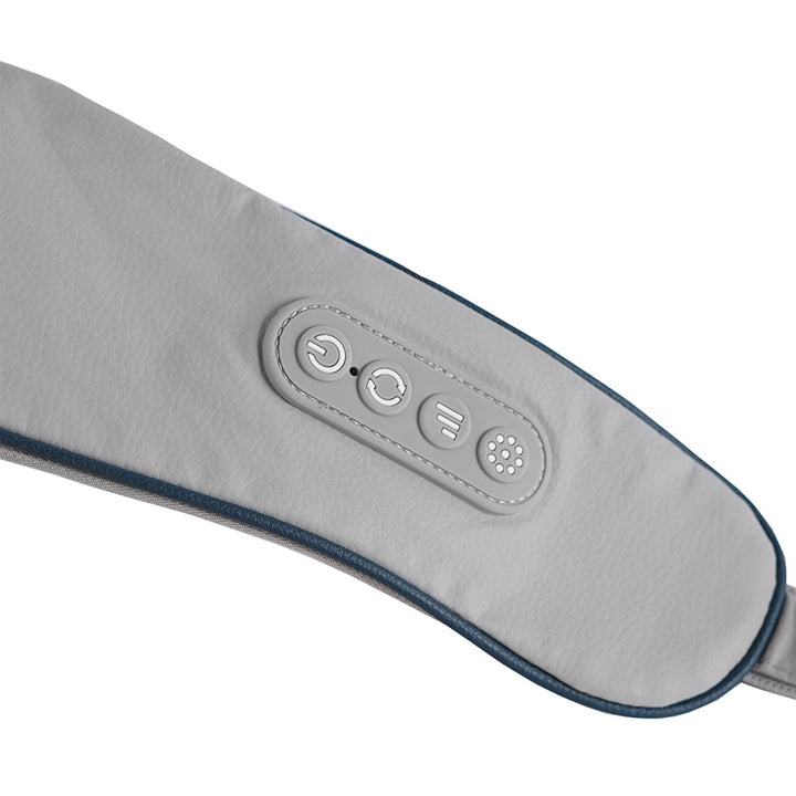 Skulder- og nakkemassager. Shiatsu, 5D-håndimitation, 6 massageknopper, 3 programmer, 3 hastigheder, trådløs, USB-C-opladningsport NECK & SHOULDERS MASSAGER