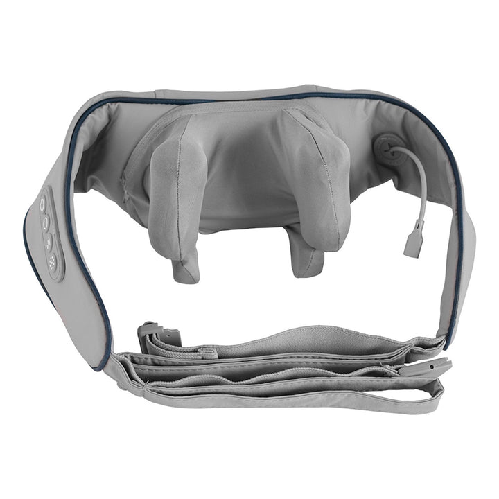 Skulder- og nakkemassager. Shiatsu, 5D-håndimitation, 6 massageknopper, 3 programmer, 3 hastigheder, trådløs, USB-C-opladningsport NECK & SHOULDERS MASSAGER