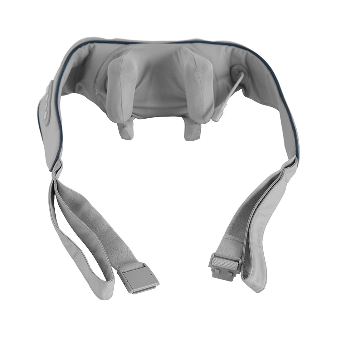 Skulder- og nakkemassager. Shiatsu, 5D-håndimitation, 6 massageknopper, 3 programmer, 3 hastigheder, trådløs, USB-C-opladningsport NECK & SHOULDERS MASSAGER