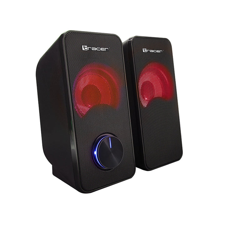Tracer-højttalere, RGB-belysning, 6 W RMS, USB-strømforsyning, Loop